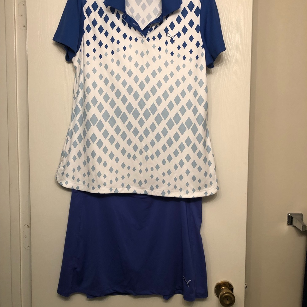 Puma golf polo and skort outfit Large